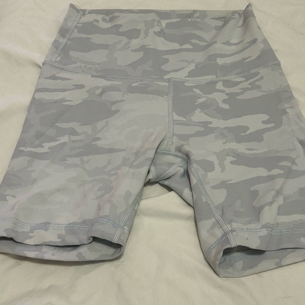 Lululemon Athletica Blue Camouflage Shorts